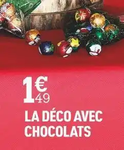 La déco avec chocolats