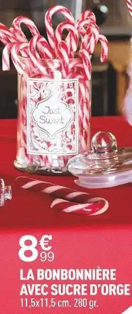 Centrakor La bonbonnière avec sucre d’orge offre