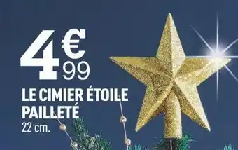 Centrakor Le cimier étoile pailleté offre