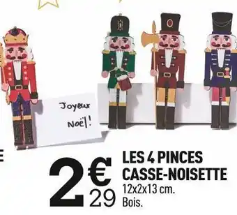 Centrakor Les 4 pinces casse-noisette offre