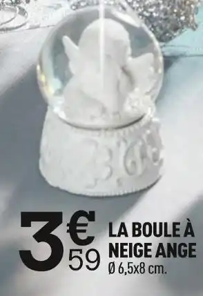 Centrakor La boule à neige ange offre