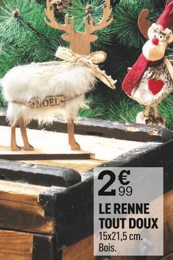 Centrakor Le renne tout doux offre