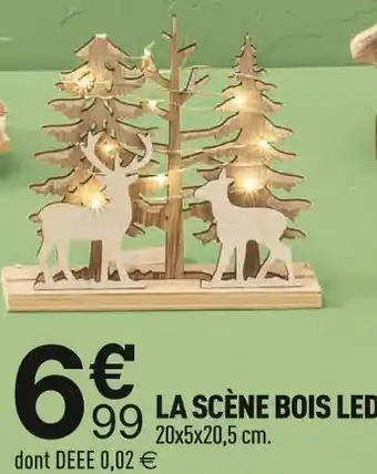 Centrakor La scène bois led offre