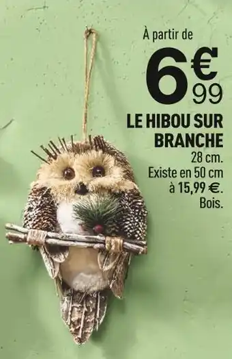 Centrakor Le hibou sur branche offre