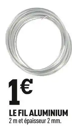 Centrakor Le fil aluminium offre