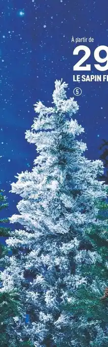 Centrakor Le sapin floqué offre