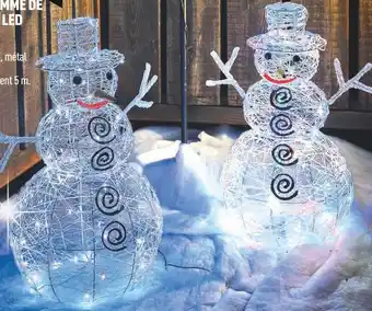 Centrakor Le bonhomme de neige 100 led offre