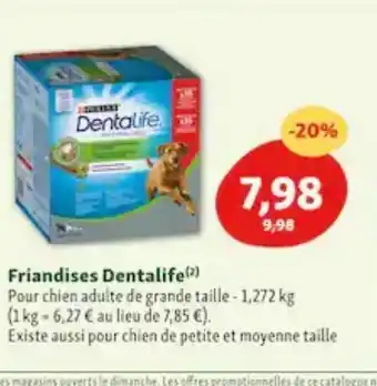 Maxi Zoo Friandises dentalife offre
