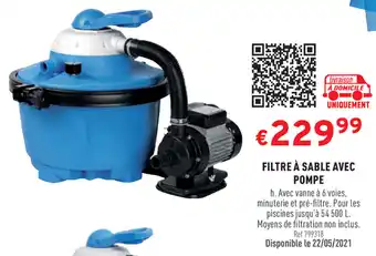 Filtre Ă sable avec Pompe