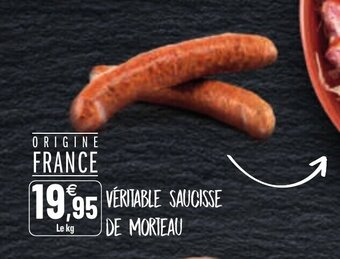 G20 Véritable saucisse de morteau offre