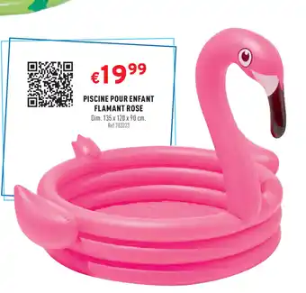 Trafic Piscine pour enfant flamant Rose offre