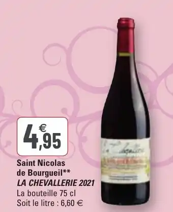 G20 Saint nicolas de bourgueil LA CHEVALLERIE 2021 offre