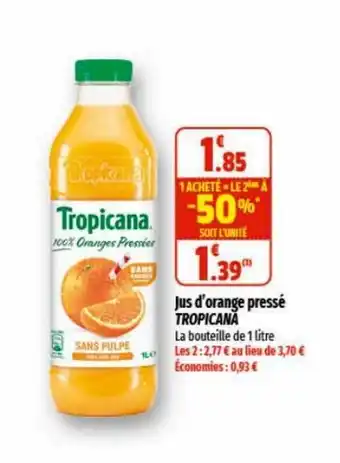 Coccimarket Jus d'orange pressé TROPICANA offre