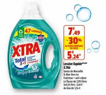 Coccimarket Lessive liquide X.TRA offre