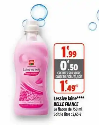 Coccimarket Lessive laine BELLE FRANCE offre
