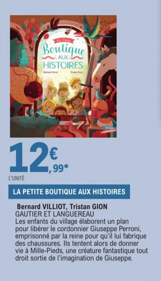 Promo La petite boutique aux histoires chez E.Leclerc