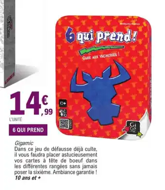 6 qui prend