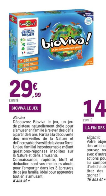 E.Leclerc Bioviva le jeu offre