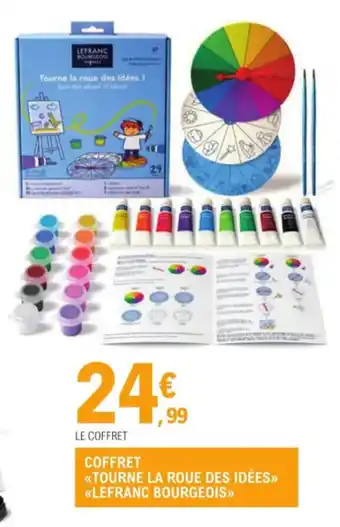 E.Leclerc Coffret tourne la roue des idées lefranc bourgeois offre