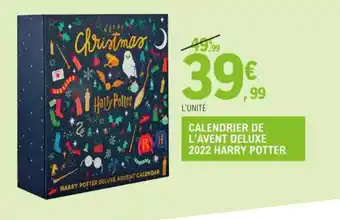 E.Leclerc Calendrier de l'avent deluxe 2022 harry potter offre