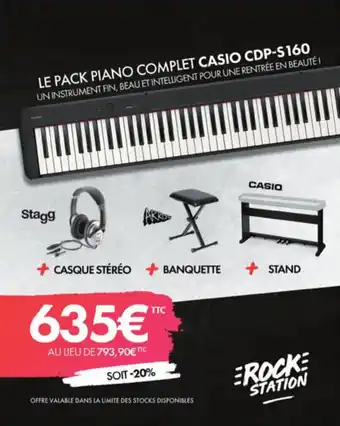 E.Leclerc Le pack piano complet casop cdp=s160 offre