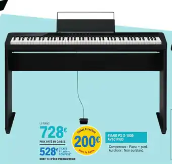 E.Leclerc Piano px S-1000 avec pied offre