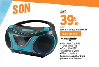 E.Leclerc Radio CD Mp3 offre