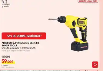 Perceuse a Percussion Sans Fil Boxer Tools