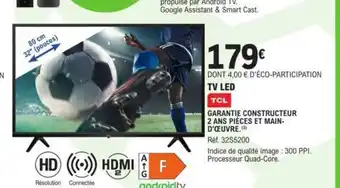 E.Leclerc TCL Tv Led offre