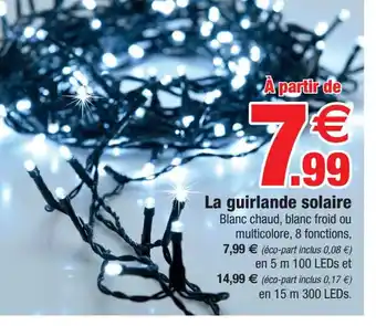 Bazarland La Guirlande Solaire offre