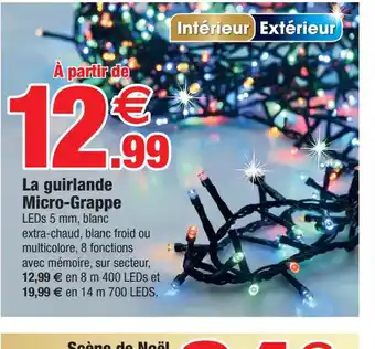 Bazarland La Guirlande Micro-Grappe offre