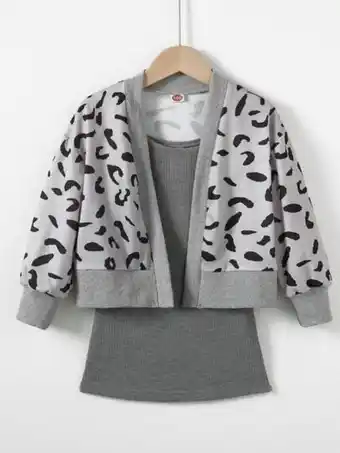 SheIn Fille manteau léopard & robe offre