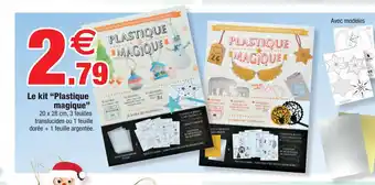 Bazarland Le Kit Plastique Magique offre