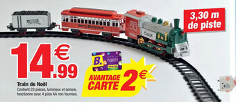 Bazarland Train de Noel offre