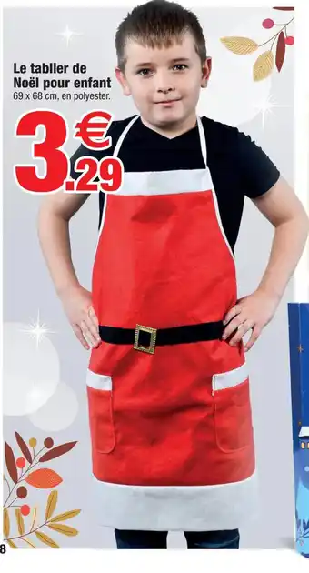 Bazarland Le Tablier de Noel Pour Enfant offre
