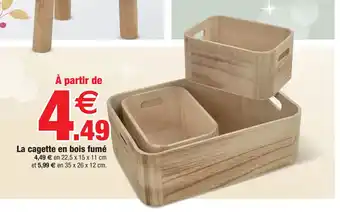 Bazarland La Cage En Bois Fume offre