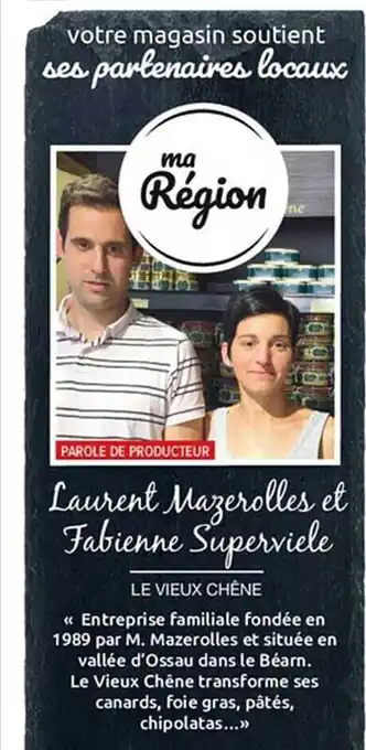 Laurent mazerolles et fabienne superviele