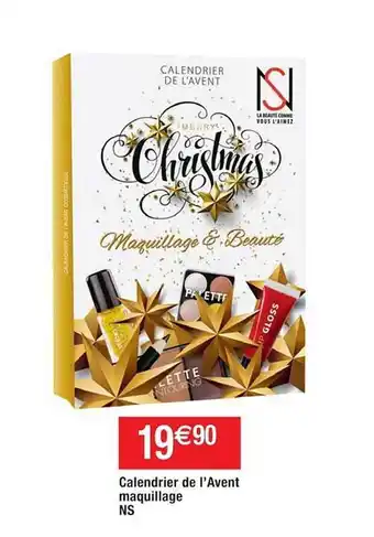 Cora x Carrefour Calendrier de l'avent maquillage ns offre