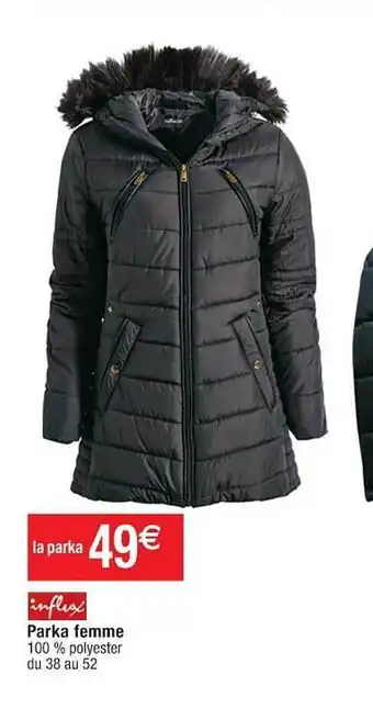 Parka femme influx