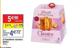 Ii panettone classico bauli