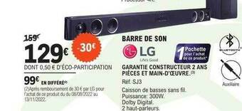 E.Leclerc Barre de son lg offre