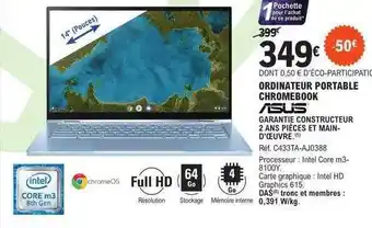 E.Leclerc Ordinateur portable chromebook 14 offre