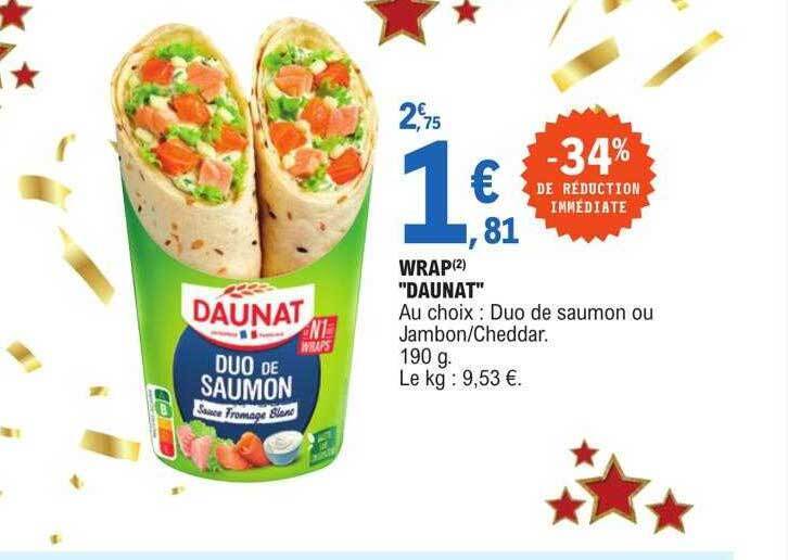 Promo Wrap chez E.Leclerc