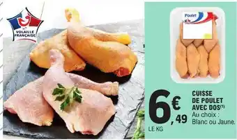E.Leclerc Cuisse de poulet avec dos offre