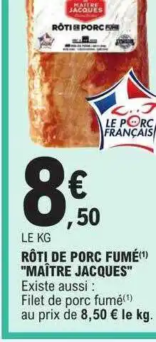 E.Leclerc Rôti de porc fumé offre