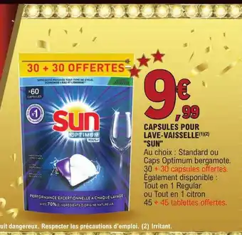 E.Leclerc Capsules pour lave-vaisselle offre
