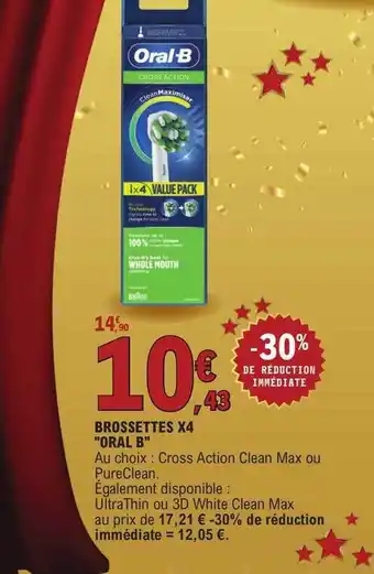 E.Leclerc Brossettes x4 offre