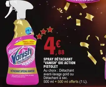 E.Leclerc Spray détachant offre