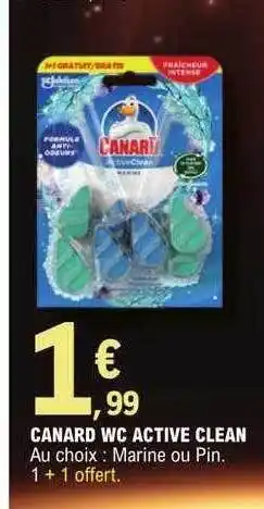 E.Leclerc Canard wc active clean offre