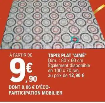 E.Leclerc Tapis plat offre